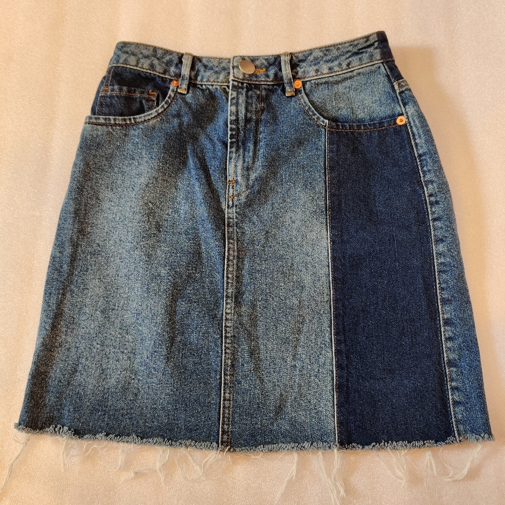 ASOS Denim Blue Midi Skirts